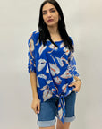 Maglia taglia comoda con nodo