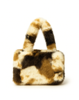 Borsa in Pelliccia Ecologica Maculata – Manico Morbido