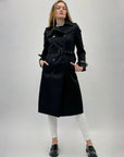 Giacca trench lunga