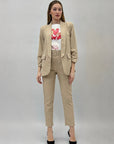 Completo giacca e pantaloni a righe