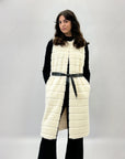 Gilet lungo in ecofur morbido
