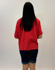 Camicia con fantasia e bottoni