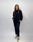 Felpa premium in cotone con paillettes