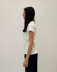 T-shirt con cuore di farfalle