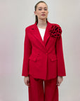 Completo premium giacca e pantaloni a palazzo