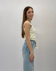 Canotta con strass