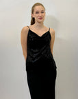 Top con dettaglio scollo in lurex