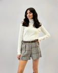 Completo premium giacca e pantaloncini check