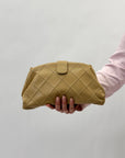 Borsa pochette con intrecci