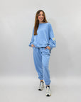 Completo premium in cotone felpa e pantaloni