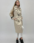 Giacca trench lunga