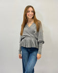 Pullover con scollo v