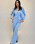 Completo elegante gilet giacca e pantaloni