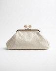 Borsa Clutch elegante con chiusura gioiello