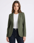 Blazer morbido effetto tailoring