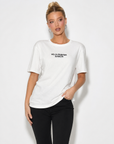 T-shirt donna con stampa “Ho la pazienza scaduta"