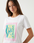T-Shirt Sardines Graphic Bianca