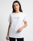 T-shirt “Stai calma lo dici al mare” 100% cotone