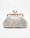 Borsa Clutch elegante con chiusura gioiello