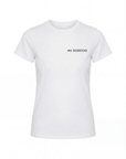 T-shirt petite con scritta "Mi scoccio"