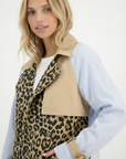 Trench leopardato