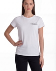 T-shirt in cotone "+ domande - risposte"