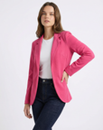 Blazer morbido effetto tailoring
