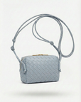 Borsa Tracolla in Vera Pelle Intrecciata
