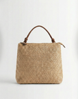 Borsa a Mano Intrecciata Strutturata con Zip