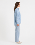 Camicia in denim con cuori