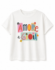 T-shirt "amore gioia"
