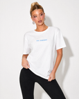 T-shirt con stampa “Non ansiatemi”