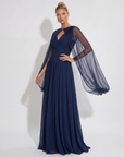 Coprispalle Elegante in Tulle con Maniche Ampie