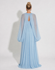 Coprispalle Elegante in Tulle con Maniche Ampie