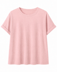 T-shirt Basic Donna in Cotone a Manica Corta