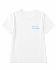 T-shirt bianca con scritta “Tollero tutto”