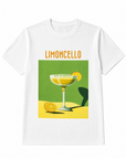T-shirt bianca con stampa “Limoncello”