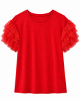 T-Shirt con Maniche in Tulle – Femminile e d’Impatto