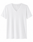 T-shirt Basic Scollo a V in 100% Cotone