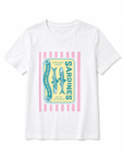 T-Shirt Sardines Graphic Bianca