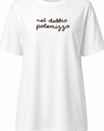 T-shirt “Nel dubbio polemizzo” 100% cotone