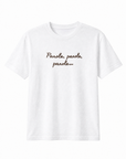 T-shirt “Parole, parole, parole...” 100% cotone