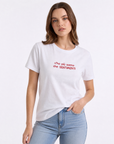T-shirt “C’ho più sonno che sentimenti” 100% cotone