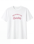 T-shirt “Non mi resta che Lourdes” 100% cotone
