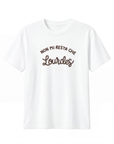 T-shirt “Non mi resta che Lourdes” 100% cotone
