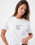T-shirt “Comunque vada, andrò a bere” 100% cotone