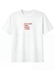 T-shirt “Comunque vada, andrò a bere” 100% cotone