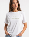 T-shirt “La vita è bella, la gente insomma” 100% cotone