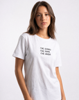 T-shirt “Che sonno che fame che ansia” 100% cotone