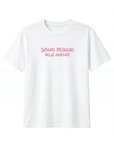 T-shirt “Sono peggio delle assenze” 100% cotone